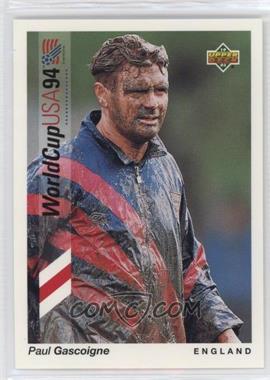 1993 Upper Deck World Cup 94 Preview English/Spanish - [Base] #79.1 - Paul Gascoigne (Uncorrected Error: Should be card 80)