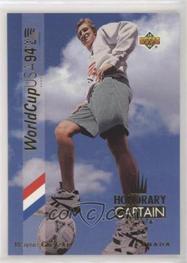 1993 Upper Deck World Cup 94 Preview English/Spanish - Honorary Captain - Gold #HC4 - Wayne Gretzky