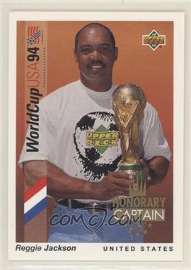 1993 Upper Deck World Cup 94 Preview English/Spanish - Honorary Captain #HC1 - Reggie Jackson