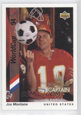 1993 Upper Deck World Cup 94 Preview English/Spanish - Honorary Captain #HC2 - Joe Montana