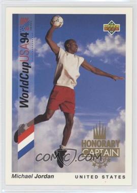 1993 Upper Deck World Cup 94 Preview English/Spanish - Honorary Captain #HC3 - Michael Jordan