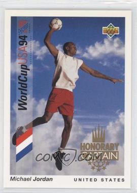 1993 Upper Deck World Cup 94 Preview English/Spanish - Honorary Captain #HC3 - Michael Jordan