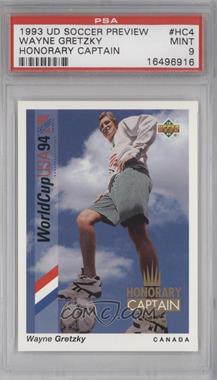 1993 Upper Deck World Cup 94 Preview English/Spanish - Honorary Captain #HC4 - Wayne Gretzky [PSA 9 MINT]