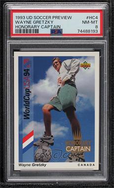 1993 Upper Deck World Cup 94 Preview English/Spanish - Honorary Captain #HC4 - Wayne Gretzky [PSA 8 NM‑MT]