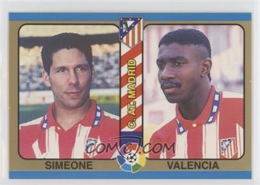 1994-95 Mundicromo Sport Futbol Total - [Base] #106 - Diego Simeone, Jose Valencia