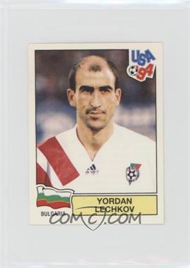 1994 Panini World Cup Album Stickers - [Base] - International Version 444 Stickers Black Back #293 - Yordan Lechkov