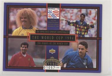 1994 Upper Deck Commemorates Limited Edition Jumbo - [Base] #HEWC - The Heroes of the World Cup /5000