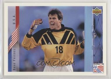 1994 Upper Deck World Cup English/German - [Base] #16 - Brad Friedel