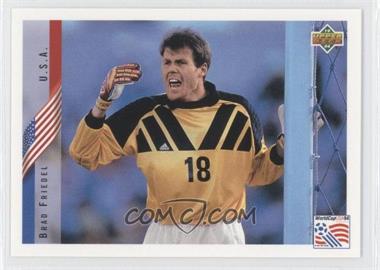 1994 Upper Deck World Cup English/German - [Base] #16 - Brad Friedel