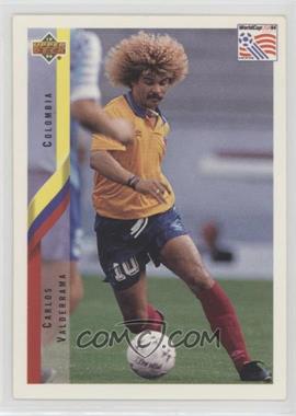 1994 Upper Deck World Cup English/German - [Base] #38 - Carlos Valderrama