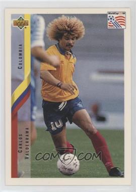 1994 Upper Deck World Cup English/German - [Base] #38 - Carlos Valderrama