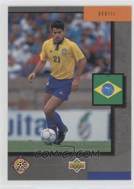 1994 Upper Deck World Cup English/German - Inserts #UD 13 - Brazil (Rai Pictured)