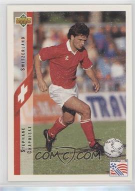 1994 Upper Deck World Cup English/Spanish - [Base] #127 - Stephane Chapuisat [EX to NM]