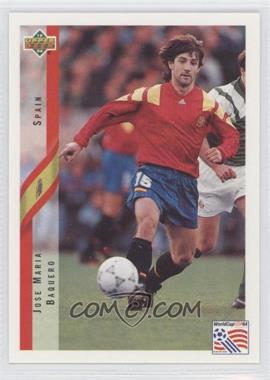 1994 Upper Deck World Cup English/Spanish - [Base] #190 - Jose Maria Baquero