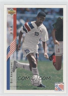 1994 Upper Deck World Cup English/Spanish - [Base] #2 - Desmond Armstrong