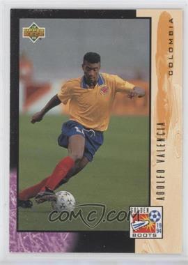 1994 Upper Deck World Cup English/Spanish - [Base] #328 - Golden Boots - Adolfo Valencia