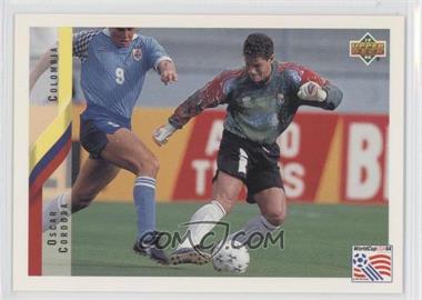 1994 Upper Deck World Cup English/Spanish - [Base] #50 - Oscar Cordoba