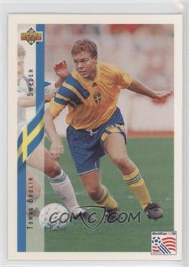 1994 Upper Deck World Cup English/Spanish - [Base] #93 - Tomas Brolin