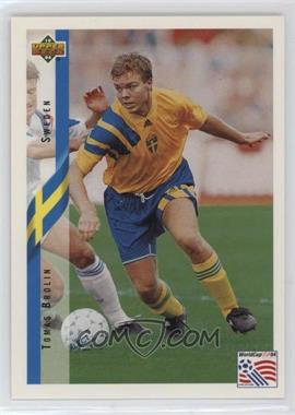 1994 Upper Deck World Cup English/Spanish - [Base] #93 - Tomas Brolin