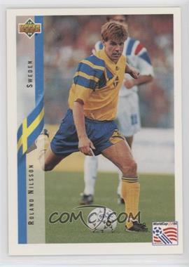 1994 Upper Deck World Cup English/Spanish - [Base] #95 - Roland Nilsson