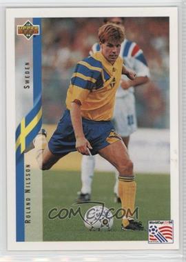 1994 Upper Deck World Cup English/Spanish - [Base] #95 - Roland Nilsson