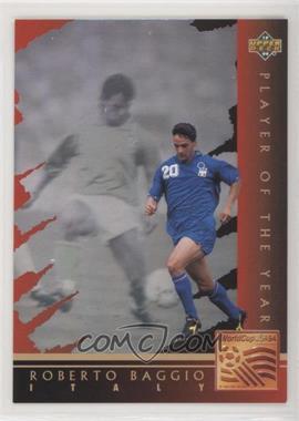 1994 Upper Deck World Cup English/Spanish - Player of the Year #WC4 - Roberto Baggio