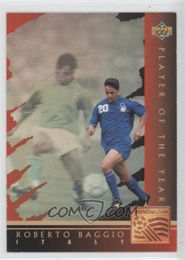 1994 Upper Deck World Cup English/Spanish - Player of the Year #WC4 - Roberto Baggio