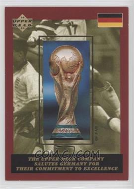 1994 Upper Deck World Cup English/Spanish - Upper Deck Salutes Germany #GERM - Germany