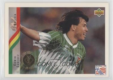 1994 Upper Deck World Cup Heroes and All-Stars - [Base] #22 - Erwin Sanchez