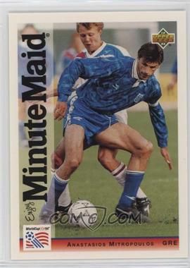 1994 Upper Deck World Cup Minute Maid - [Base] #10 - Anastasios Mitropoulos