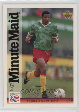 1994 Upper Deck World Cup Minute Maid - [Base] #8 - Francois Omam Biyik