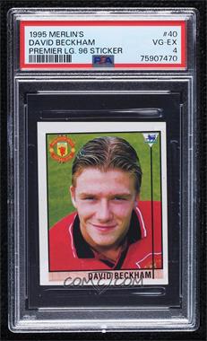 1995-96 Merlin's Premier League Stickers - [Base] #40 - David Beckham [PSA 4 VG‑EX]