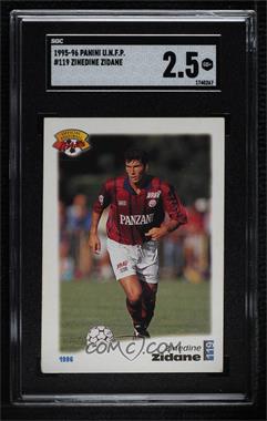 1995-96 Panini UNFP Official Football Cards - [Base] #119 - Zinedine Zidane [SGC 35 GOOD+ 2.5]