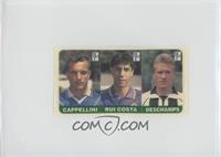 Massimiliano Cappellini, Rui Costa, Didier Deschamps