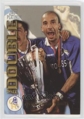 1998 Futera Platinum Chelsea The Double - [Base] - Silver #DB10 - Gianluca Vialli /400