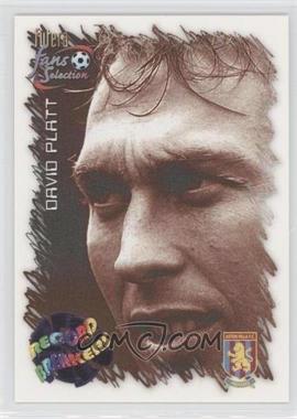 1999 Futera Fans Selection Aston Villa - [Base] #35 - Record Breakers - David Platt