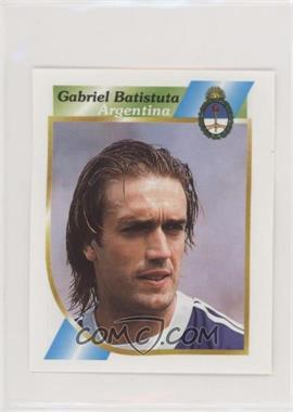2000-01 Paper Toys Futbol 2001 Integrantes de la Copa America Album Stickers - [Base] #21 - Gabriel Batistuta