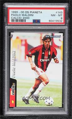 2000 DS Card Collections Planeta Calcio - [Base] #143 - Paolo Maldini [PSA 8 NM‑MT]