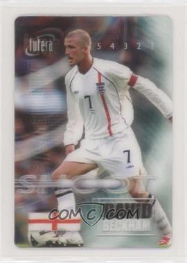 2001-02 Futera Platinum World Stars - Shoot Lenticular #_DABE - David Beckham