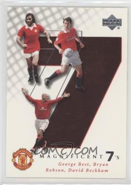 2001-02 Upper Deck Manchester United - Magnificent 7's #M1 - George Best, Bryan Robson, David Beckham