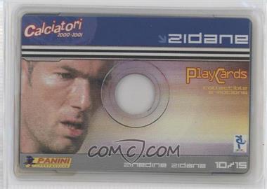 2001 Panini Calciatori PlayCards CD-Rom - [Base] #10 - Zinedine Zidane