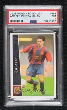 2002-03 Mundicromo Las Fichas de la Liga - [Base] #666 - Andres Iniesta [PSA 7 NM]