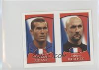 Zinedine Zidane, Fabien Barthez