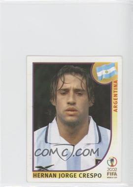 2002 Panini FIFA World Cup Korea Japan Album Stickers - [Base] - Black Back #402 - Hernan Jorge Crespo