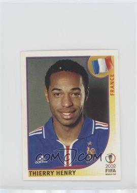 2002 Panini FIFA World Cup Korea Japan Album Stickers - [Base] - Black Back #41 - Thierry Henry