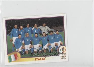 2002 Panini FIFA World Cup Korea Japan Album Stickers - [Base] - Black Back #457 - Team Photo - Italia