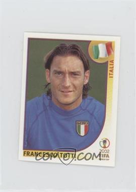 2002 Panini FIFA World Cup Korea Japan Album Stickers - [Base] - Black Back #470 - Francesco Totti