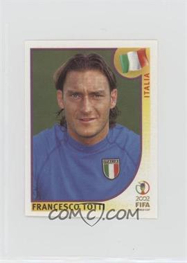 2002 Panini FIFA World Cup Korea Japan Album Stickers - [Base] - Black Back #470 - Francesco Totti