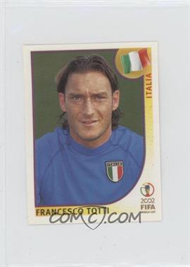 2002 Panini FIFA World Cup Korea Japan Album Stickers - [Base] - Black Back #470 - Francesco Totti