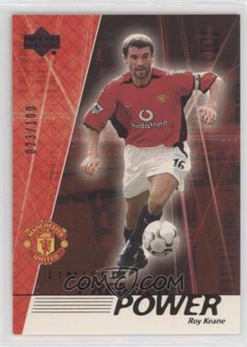 2002 Upper Deck Manchester United - [Base] - Limited Black #50 - Premier Power - Roy Keane /100